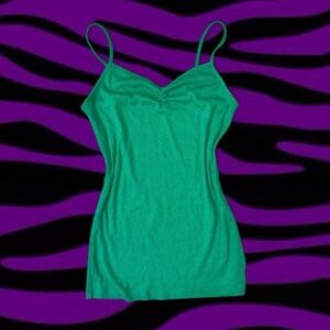No Boundaries Emerald Green Camisole Tank Top ~ Size S